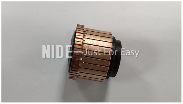 Hook Type Commutator For Micro Motor 0.03% / 0.08% Silver Copper Customized