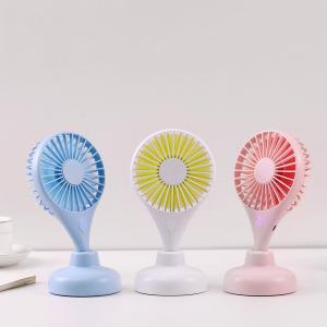 Quality Plastic 1200mAh 3.7W Mini Rotated USB Fan With Stand Holder for sale