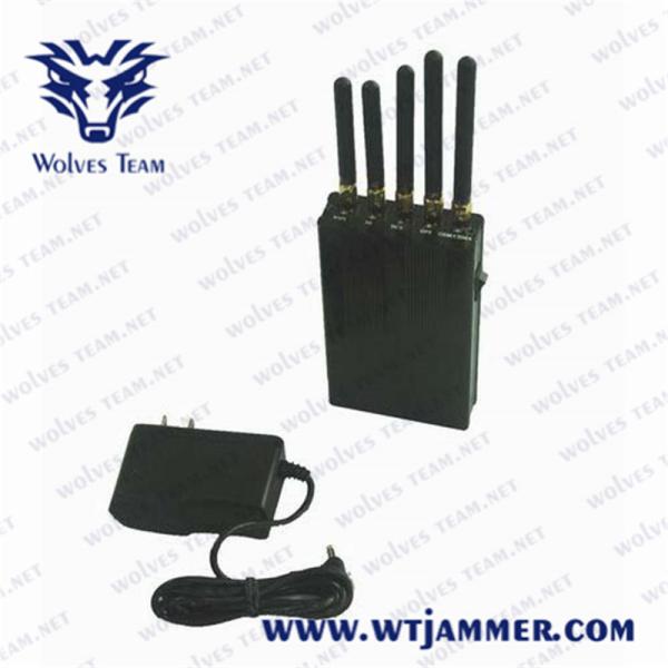 8 Meters GPS WiFi 5 Antenna Portable Signal Jammer