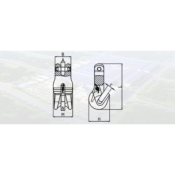 SLR301-G80 CLEVIS CLUTCH