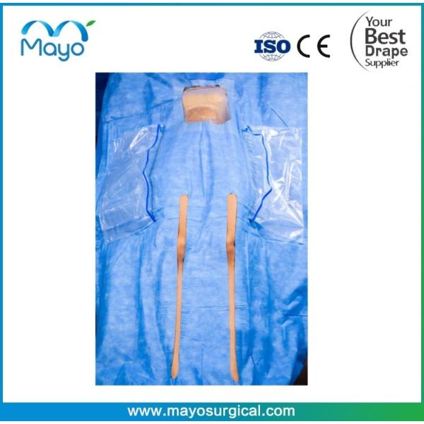 Reinforced Material Surgical Cardiac Drape For Cardiovascular Surgeries