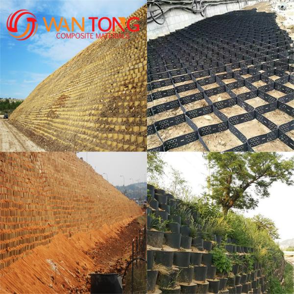 Plastic Geocell with Stable Driveway and Retaining Wall CE/ISO9001/ISO14001 Certified