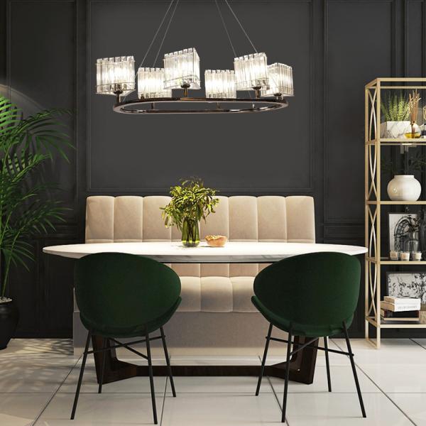 Durable Led Contemporary Hanging Lights Special Crystal Drop Down