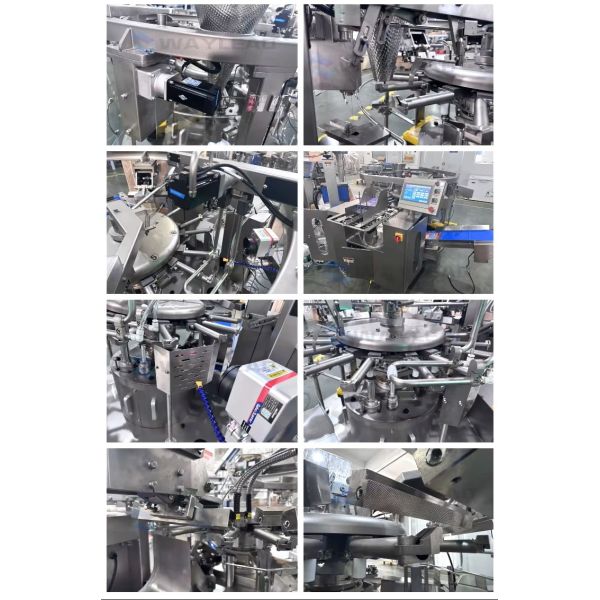 High Speed Snack Food Packaging Machine with Multihead Weigher