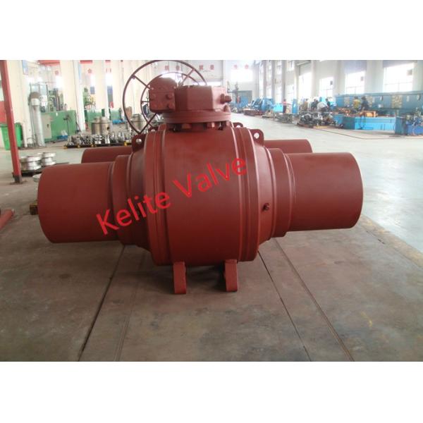 Fire Safety Welded Body Ball Valve Forging Material Extended Bonnet