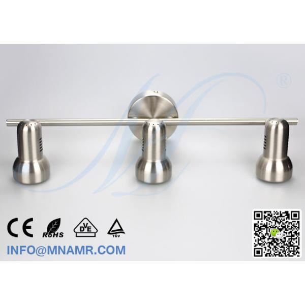 3 Outlets Spot Light Ceiling Bar Light Chrome Come With AC220V 3X5W GU10 LED Lamp 3 Outlets Spot Light Ceiling Bar Light Chrome Come With AC220V 3X5W GU10 LED Lamp