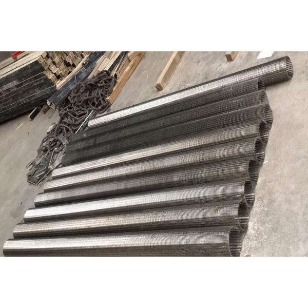 Bright Wire Wrap Screen Inverted Shallow FOTI Stainless Steel Round Screen