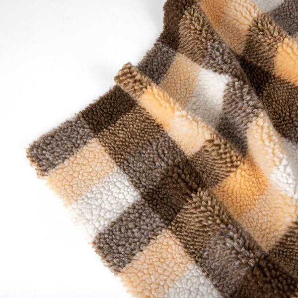 Soft And Warm Fleece Fabric For Men's Jacket Or Blanket 100% Polyester Berber Fabric