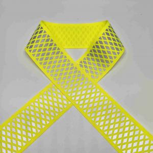 Quality High Visibility Iron Heat Transfer Film To Yellow Reflective Webbing For Sportswear Workwear for sale