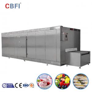 Quality Automatic Industrial Mesh Belt IQF Tunnel Freezer For Shrimp Meat French Fries Tunnel Blast Chiller for sale