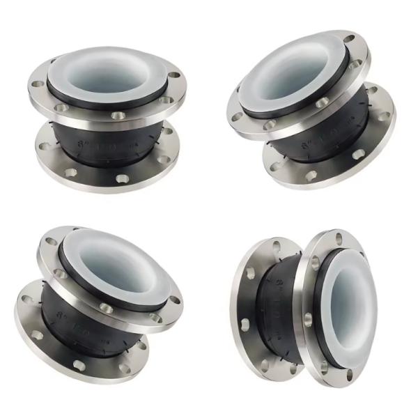 ANSI 150LB Galvanized Flange Single Arch Compensator PTFE Connection Flexible Rubber Joint