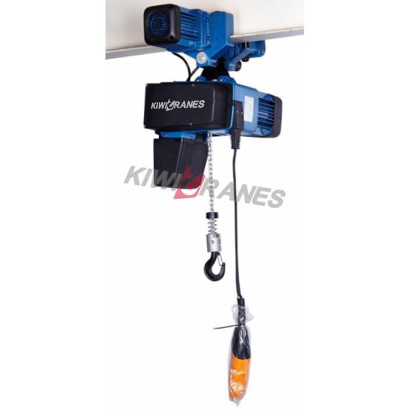 125kg 3m Electric Chain Hoist With Motorized Trolley Double Speed
