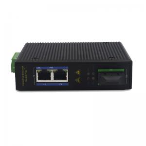 Quality Industrial Poe Switch Din Rail Mount Type FE 100Mbps DC 10-52V for sale