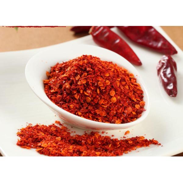 Pulverized Dried Chile Flakes Oiled Sun Dried Steamed Pizza Red Flakes Moisture 8%