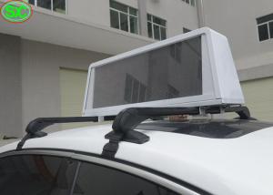 Quality P6 LED Car LED Sign Display with 4G Remote Control taxi roof led display for sale