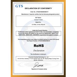 Shenzhen Sunchip Technology Co., Ltd. Certifications