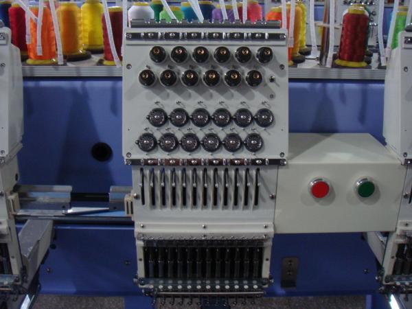 Digital Tubular Embroidery Machine 6 Head 400 X 450 Mm 10'' Monitor