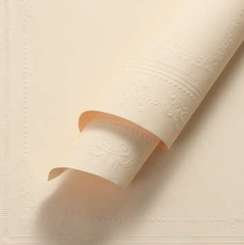 Three dimensional Versailles rose three-dimensional relief art flower packaging paper