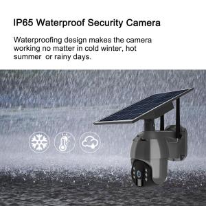 Quality 2MP 4G Solar Powered PTZ Camera 1080P APP Control Night Vision Cellular Security Camera for sale