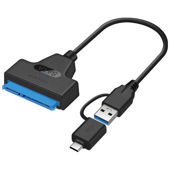 High Speed 5Gbps 2.5 Inch SSD HDD Hard Disk Type C USB 3.0 Sata Adapter Cable