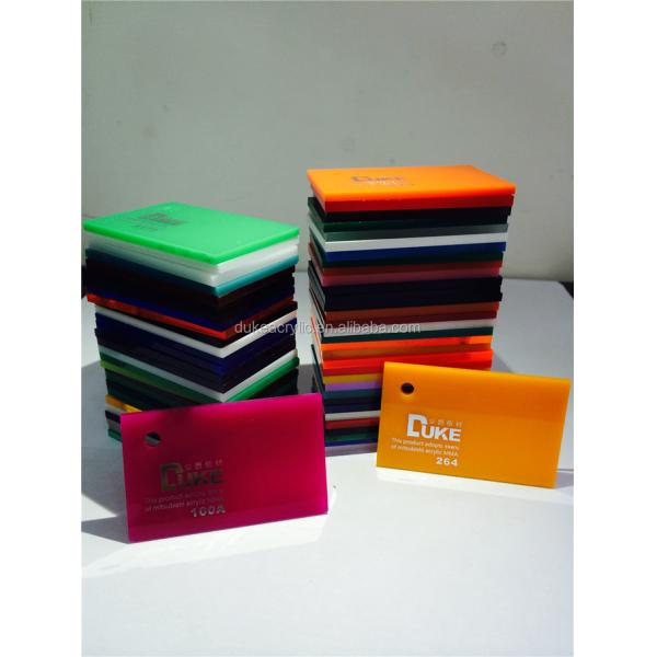 100% Mitsubishi MMA Signage Colored Acrylic Sheet UV Resistant