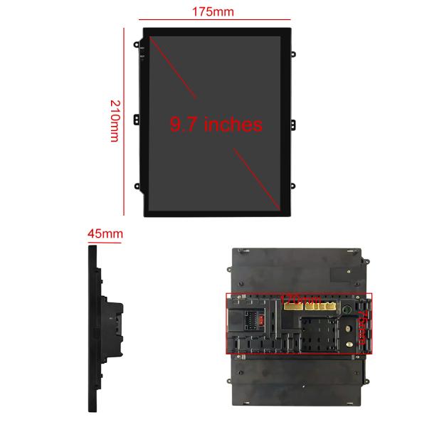 Android 10.1 GPS Navigation 2 32G Car Radio 9.7'' 2 DIN with Built-in Wireless CarPlay