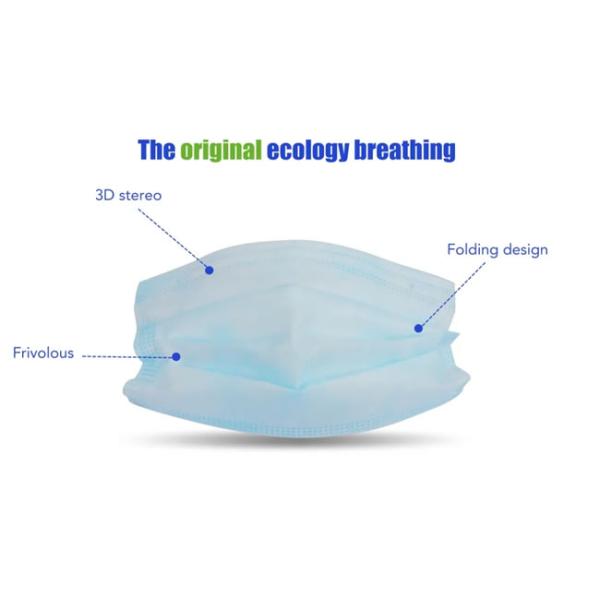 Portable Foldable Disposable Medical Non-Woven Face Mask