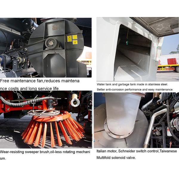 Dongfeng High-Performance Municipal Road Sweeper Truck