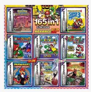 China 165 in1 Pokemon Games Mario Bros/DONKEY KONG games cards Lot rare for GBA Gameboy Advance video game console on sale