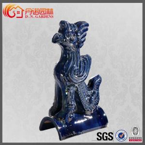 Quality Pegasus Chinese Roof Tile Figures Kylin Old Asian Style Ceramic Chinese Figurine for sale