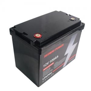 Quality 100Ah Rechargeable Energy Storage Residential Battery 12v Lithium Solar Battery for sale