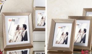 Quality Solid Paint Glass Wedding Picture Frames , 6 X 8 Antique Glass Picture Frames for sale