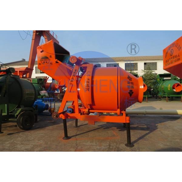 Small Electric JZC300 Moible Concrete Mixer Machine Reversible Drum Type Concrete Mixer