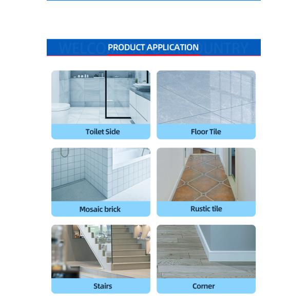 Two Component Mold Resistant Tile Grout Joint Sealant Bathroom Kitchen