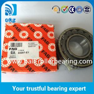 Quality Spherical High Precision Roller Bearing , Car Wheel Roller Bearing FAG 22207-E1 for sale