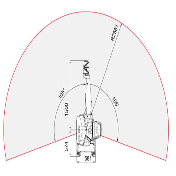 Spray Painting Robot ABB IRB 5510 Robot Arm 13kg Payload Automatic Car Painting Robot With Painting Protective Suits
