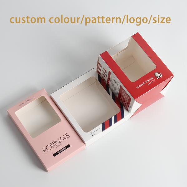 OEM ODM 4x4x5 Inches Straight Tuck End Box Coated Paper Packaging Box For KFC Food