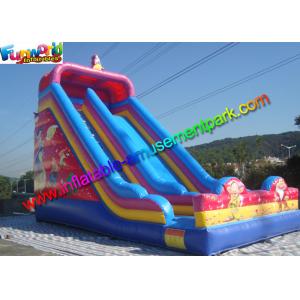 China 0.55mm PVC Tarpaulin Commercial Inflatable Slide Waterproof on sale