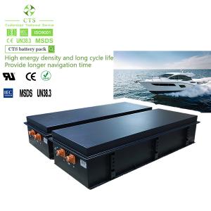 China CST electric boat marine battery 96v 100ah 200ah 300ah 400ah Lithium Lifepo4  Battery Pack For electric boat/yacht on sale