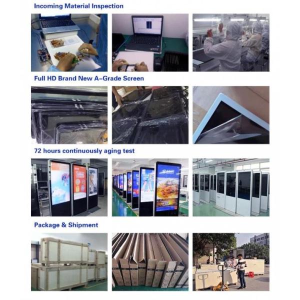 Retail Store Digital Advertising Kiosk Touchscreen Digital Kiosk For Mall Indoor LCD