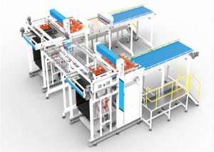 Horizontal Transfer Type Can Depalletizer Machine Weight 10ton In Blue Color