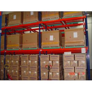 Quality Customized Push Back Warehouse Racking , Industrial Pushback Racking for sale