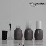 Shiny Fashionable Cosmetic Glass Nail Polish Containers For Girls
