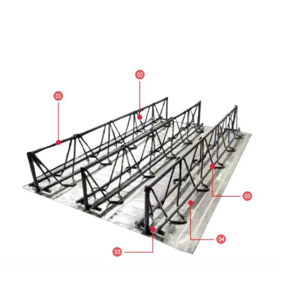 Smooth Surface Steel Truss Floor Slab / Truss Deck System Self Supporting