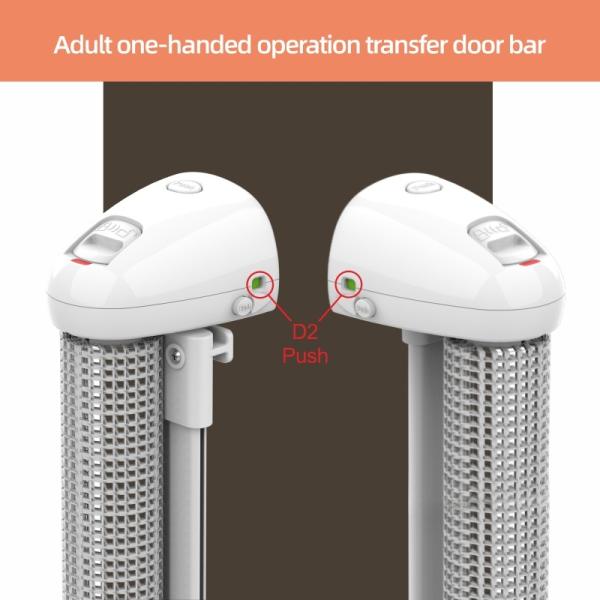 Retractable Baby And Pet Stair Mesh Safety Gate Kids Safety Barrier