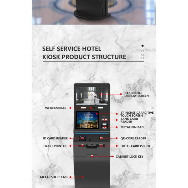 Factory Pos Capacitive Touch Screen Hotel Terminal Self Service Kiosk