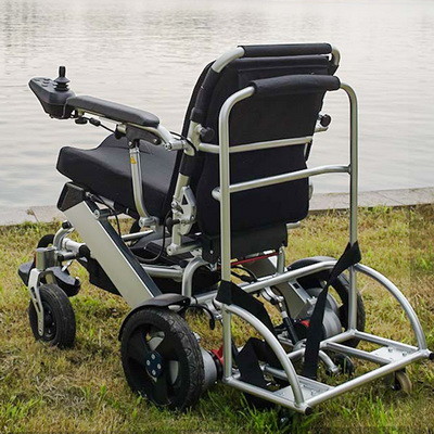 CE Max 36km Lightweight Folding Power Wheelchair For Disabled