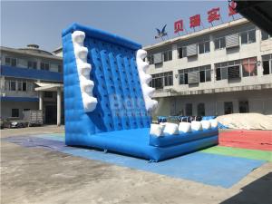 Quality PVC Inflatable Sports Games Outdoor Commercial Children Rock Climbing Wall for sale
