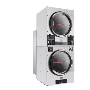 Buy cheap 16kg*2 22kg*2 Stack Dryer with Coin/card for University Hotel Laundromat Use from wholesalers