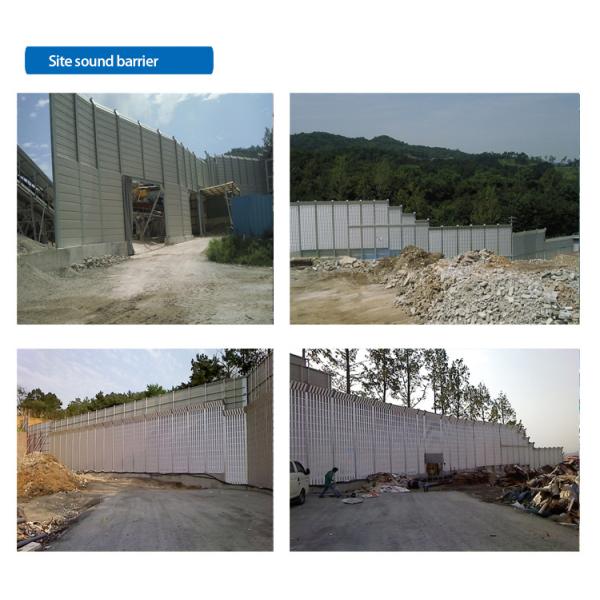 Road Noise Barrier with Aluminum Panel Sound Insulation Screen and Isolation Barrier